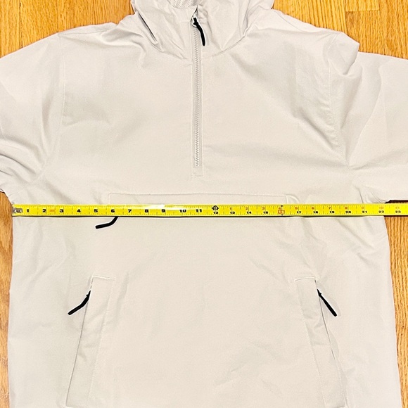 Nike Men’s Size M-Tall Unscripted Repel Anorak White Black Golf Jacket - Picture 5 of 9